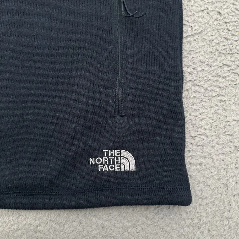 The North Face Sweater Fleece Vest Men's Large Navy Gorp Preppy Golf Embroidered